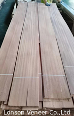 1 mm Arredamento Sapele Legno Veneer Sapelli Flat Cut Panel Grado AA