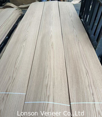 Corone tagliata pannello di rivestimento di rovere rosso 0,5 mm Rivestimento di legno AA Grado macchiabile