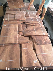 La fetta di legno esotica del legno duro dell'impiallacciatura della decorazione di lusso ha tagliato 0.5mm
