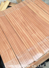 Sapele ha costruito il quarto di pavimentazione di legno dell'impiallacciatura ha tagliato lo spessore di 0.45mm