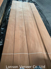 Il legno di Sapele della mobilia di 0.45MM impiallaccia il grado tagliato piano del pannello C di Sapelli