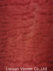 Il legno tinto rosso di Sapelle Pommele impiallaccia la larghezza di 10CM per interior design