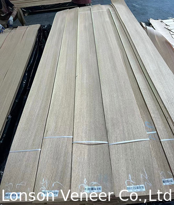 Quarter Cut American Red Oak Veneer Panel Porta di grado AAA Spessore 0.50