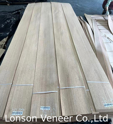 Quarter Cut American Red Oak Veneer Panel Porta di grado AAA Spessore 0.50