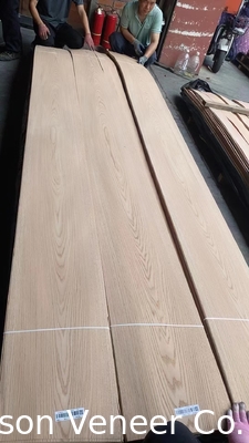 Rivestimento di legno di quercia rossa, pannello di grado AAA spessore 0,5 mm, merci in magazzino