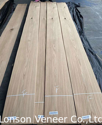 Spessore di rovere bianco 0,4 mm Veneer di legno Grado nodoso Prezzo favorevole