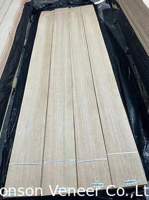 Lunghezza 300 cm Quercus Red Oak Wood Veneer Panel Grade AAA Spessore 0,5 mm