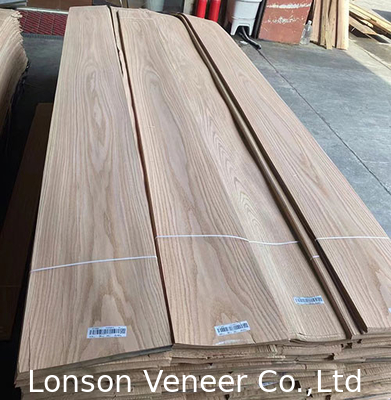 Corone taglio pannello di rivestimento di rovere rosso 0,5 mm rivestimento di legno AA Grade porta mobili