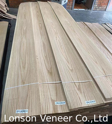Corone taglio pannello di rivestimento di rovere rosso 0,5 mm rivestimento di legno AA Grade porta mobili