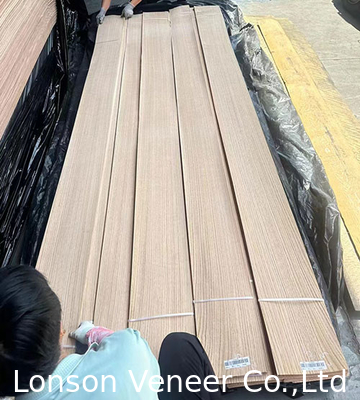 Finitura di legno di rovere rosso di alta qualità, pannello AAAGrade, spessore 0,5 mm,