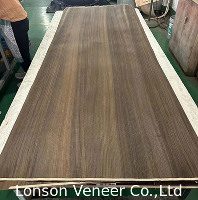 0.5mm Quarter cut Fumato Legno di quercia europeo Veneer 250cm Lunghezza per mobili