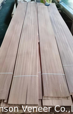 1 mm Arredamento Sapele Legno Veneer Sapelli Flat Cut Panel Grado AA