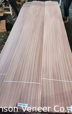 1 mm Arredamento Sapele Legno Veneer Sapelli Flat Cut Panel Grado AA