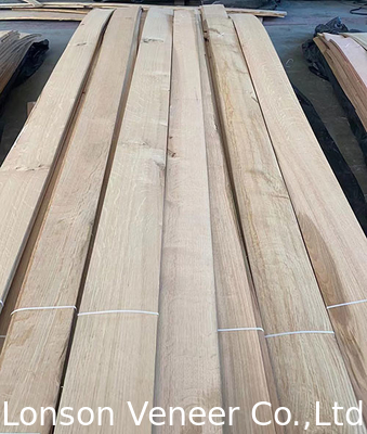 0.42 - 2,0 mm di fiocco Veneer di legno di quercia bianco per mobili in stile retrò