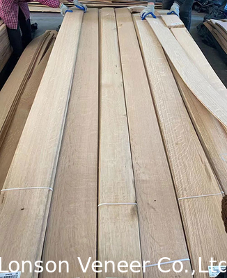 0.42 - 2,0 mm di fiocco Veneer di legno di quercia bianco per mobili in stile retrò