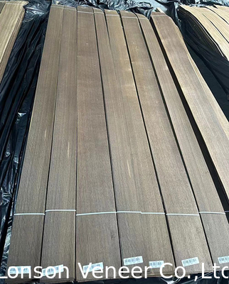 0.4 mm Veneer di legno di quercia europeo affumicato lunghezza 250 cm per mobili