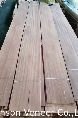 1 mm sapele Legno Veneer Sapelli Flat Cut Panel AA Grade Porta mobili