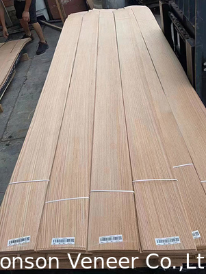 Quarter Cut Red Oak Veneer Panel Grado AAA spessore del mobile 0,5 mm