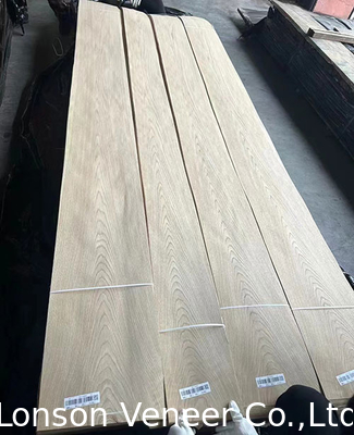 Naturale 0,4 mm American White Oak Veneer 10 mm di larghezza Applicabile al compensato