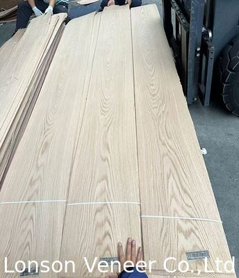 Corone tagliata pannello di rivestimento di rovere rosso 0,5 mm Rivestimento di legno AA Grado macchiabile